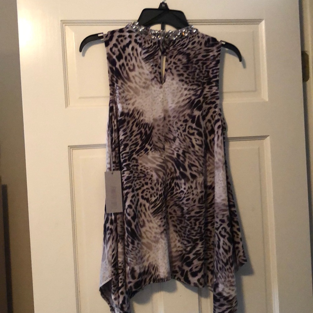 Jennifer Lopez jewel necked tank